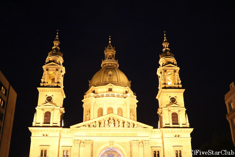 聖イシュトヴァーン大聖堂：夜景