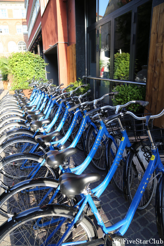 コペンハーゲンの町は自転車が便利